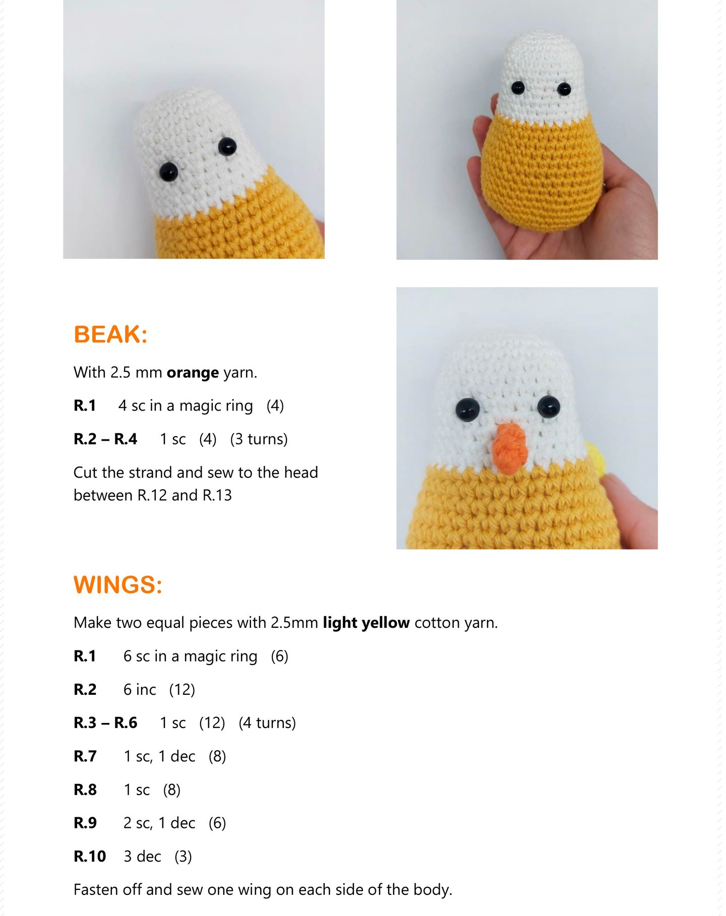 free crochet pattern tulip the bird