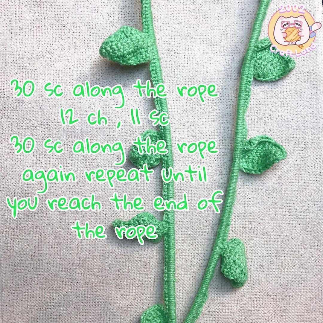 free crochet pattern vine