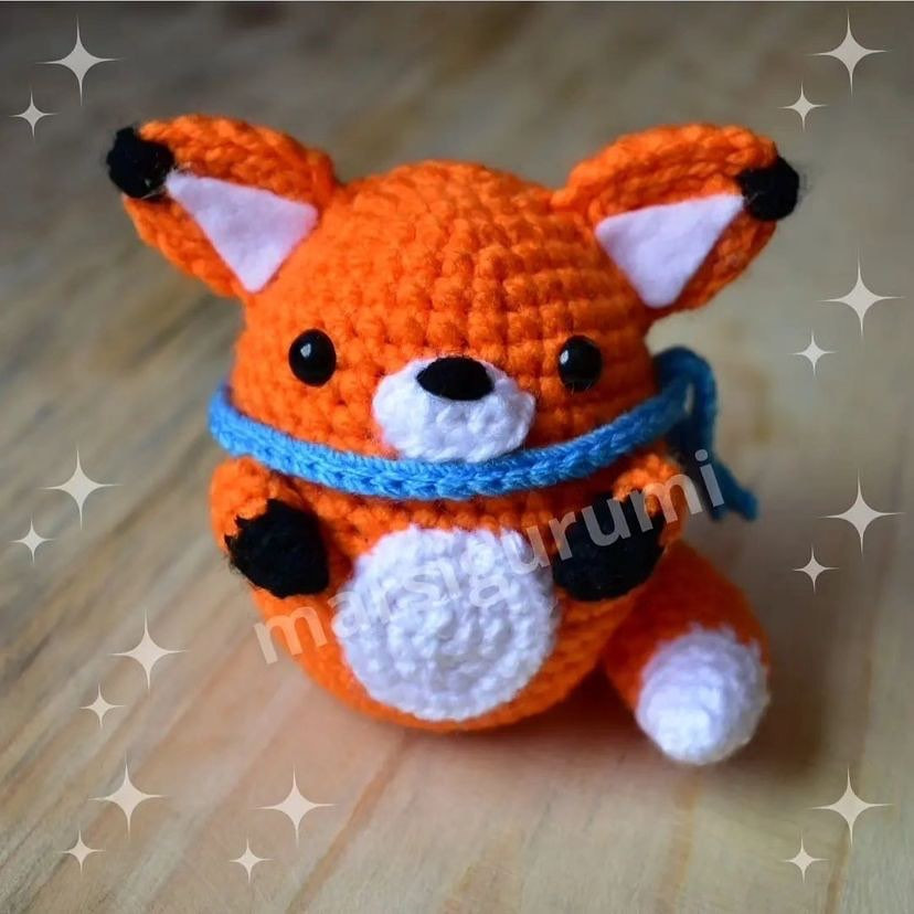 free crochet pattern white belly fox