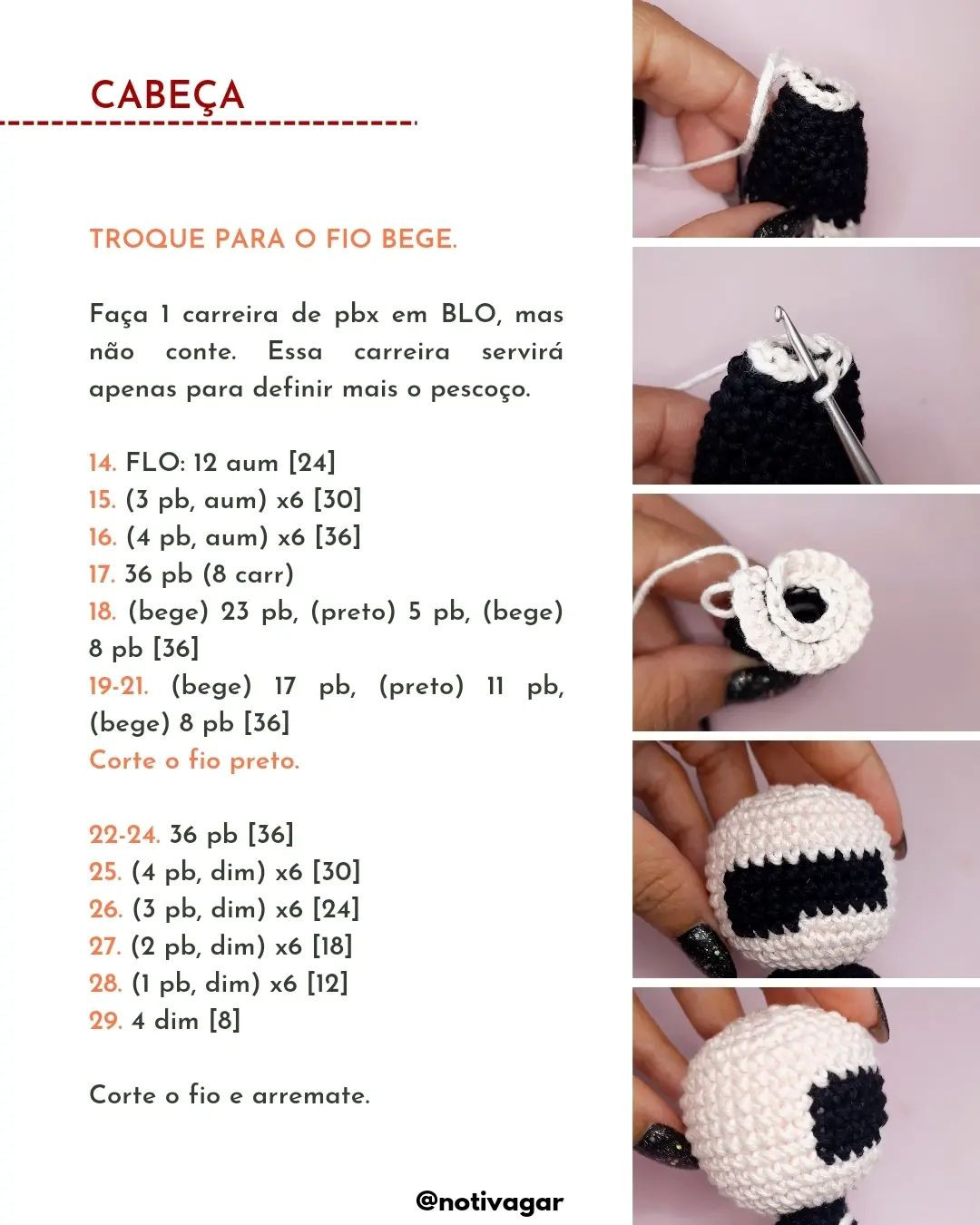 free crochet pattern white haired doll wearing black dress.