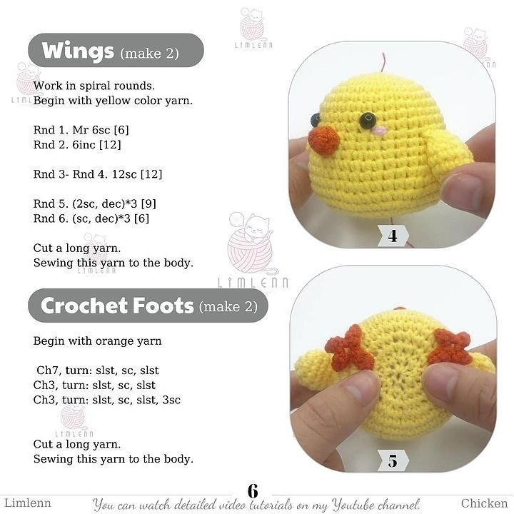 free crochet pattern yellow chicken wearing frog hat