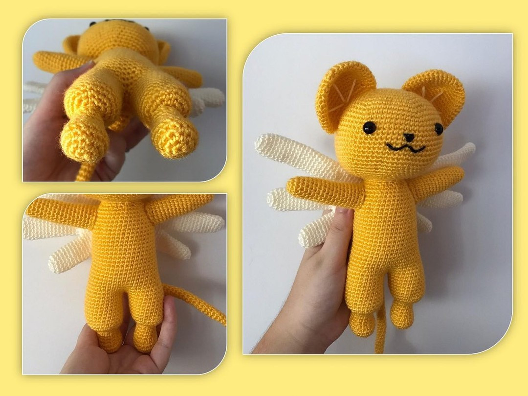 free crochet pattern yellow fox.