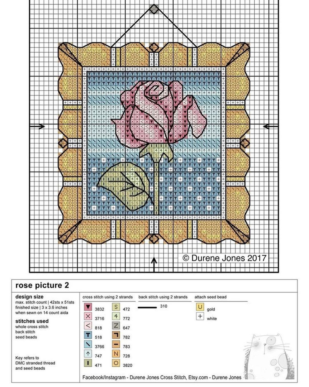 free crochet rose pattern.