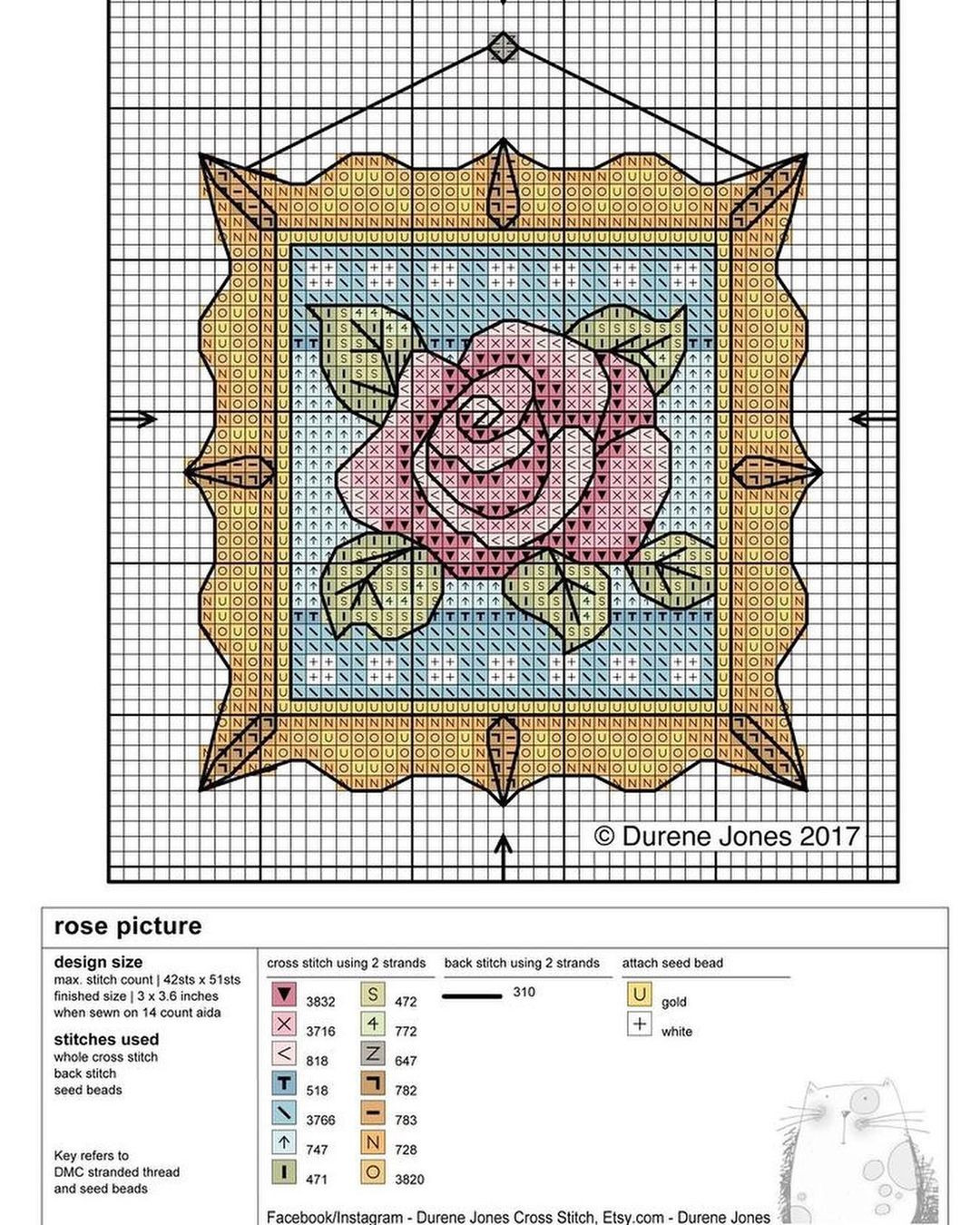 free crochet rose pattern.