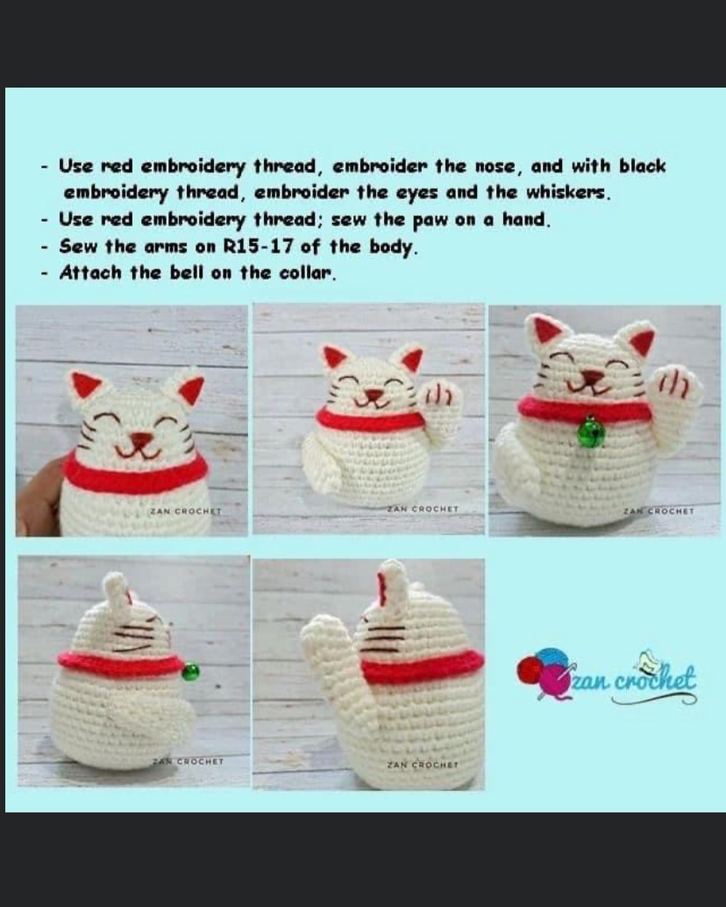 genius cat free crochet pattern
