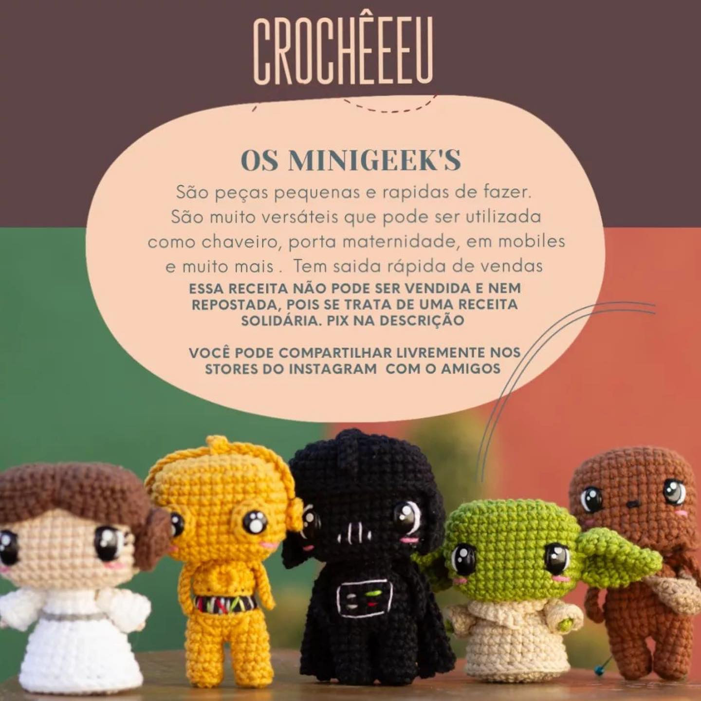 minigeek black crochet pattern