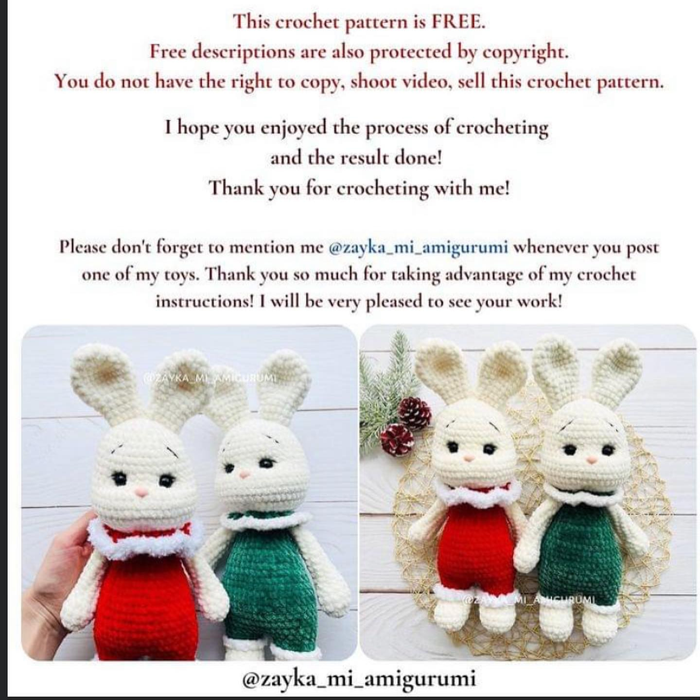 new years mia bunny free crochet pattern