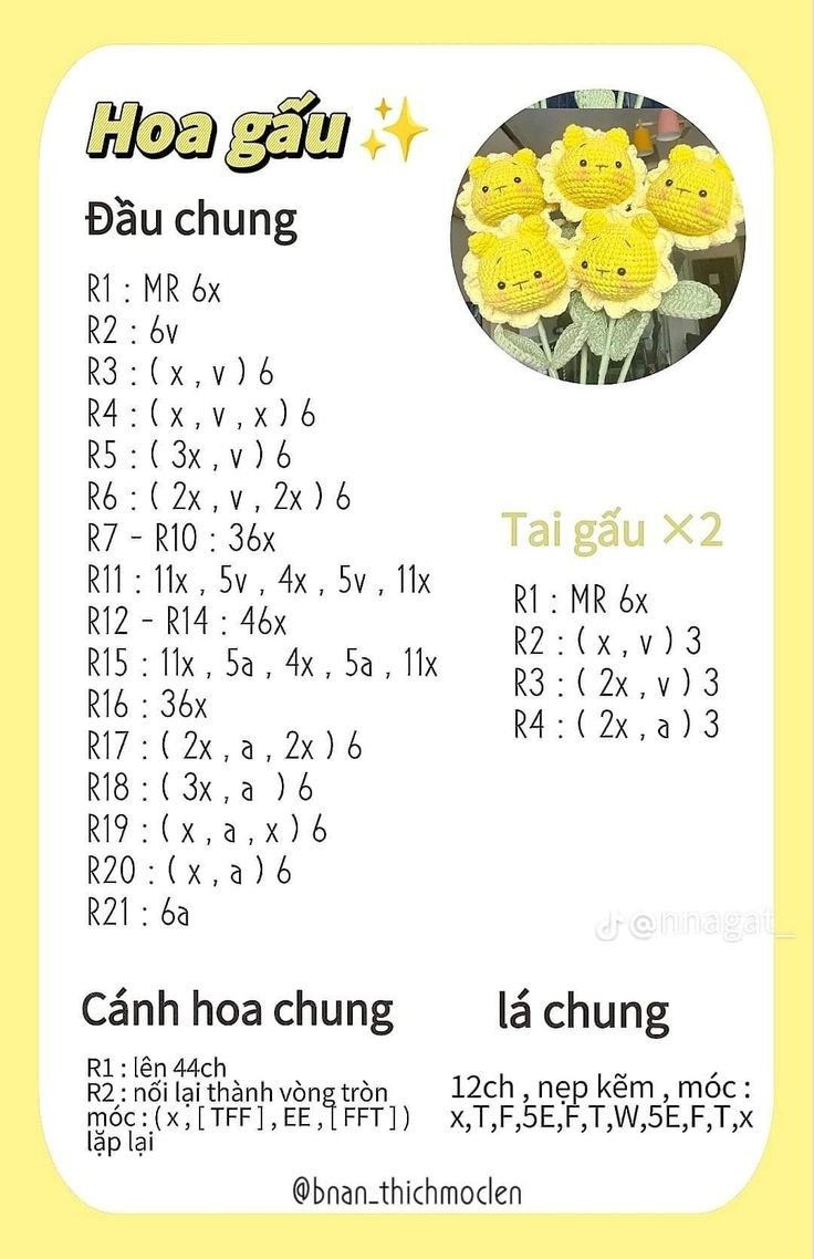 Tổng hợp sáu chart jennifer, cá xấu hắc, bánh mỳ trứng, Quả chuối heo, hoa gấu, pochaco màu vàng,