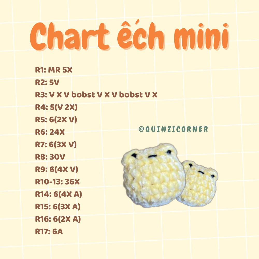 5 chart móc cho người mới, Chart củ carrot, chart ếch mini, chart bạch tuộc, chart ngôi sao, Chart thỏ.