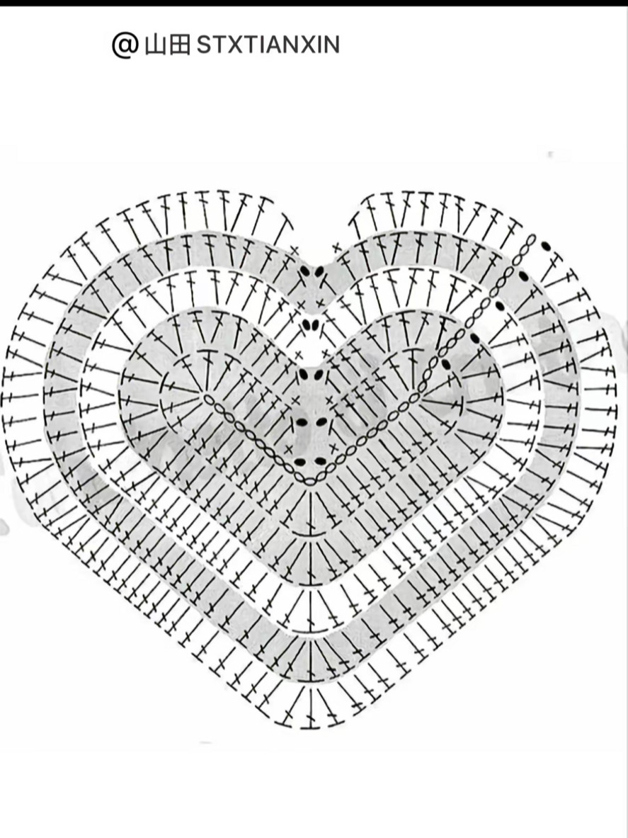 9 types of crochet heart patterns