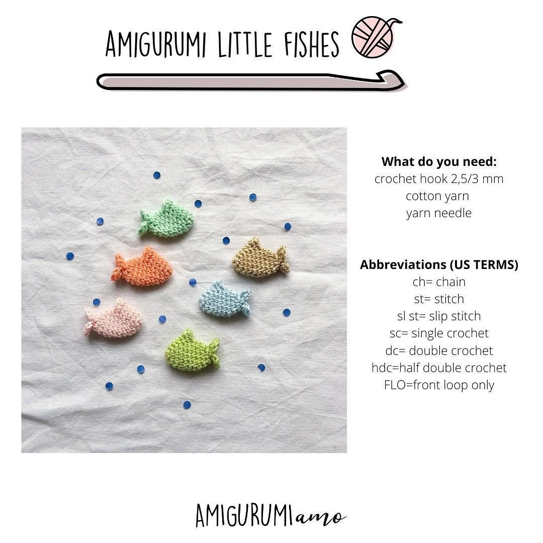 amigurumi little fishes