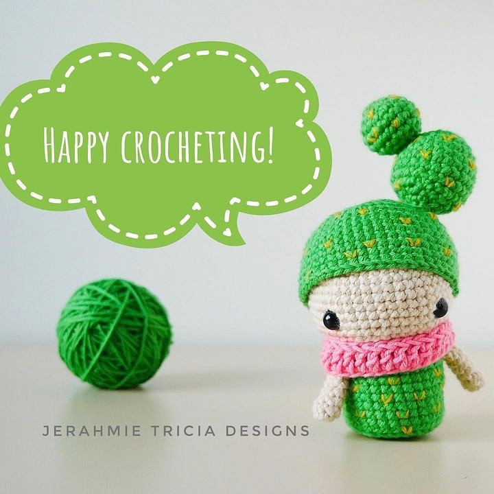 baby cactus free pattern part 1