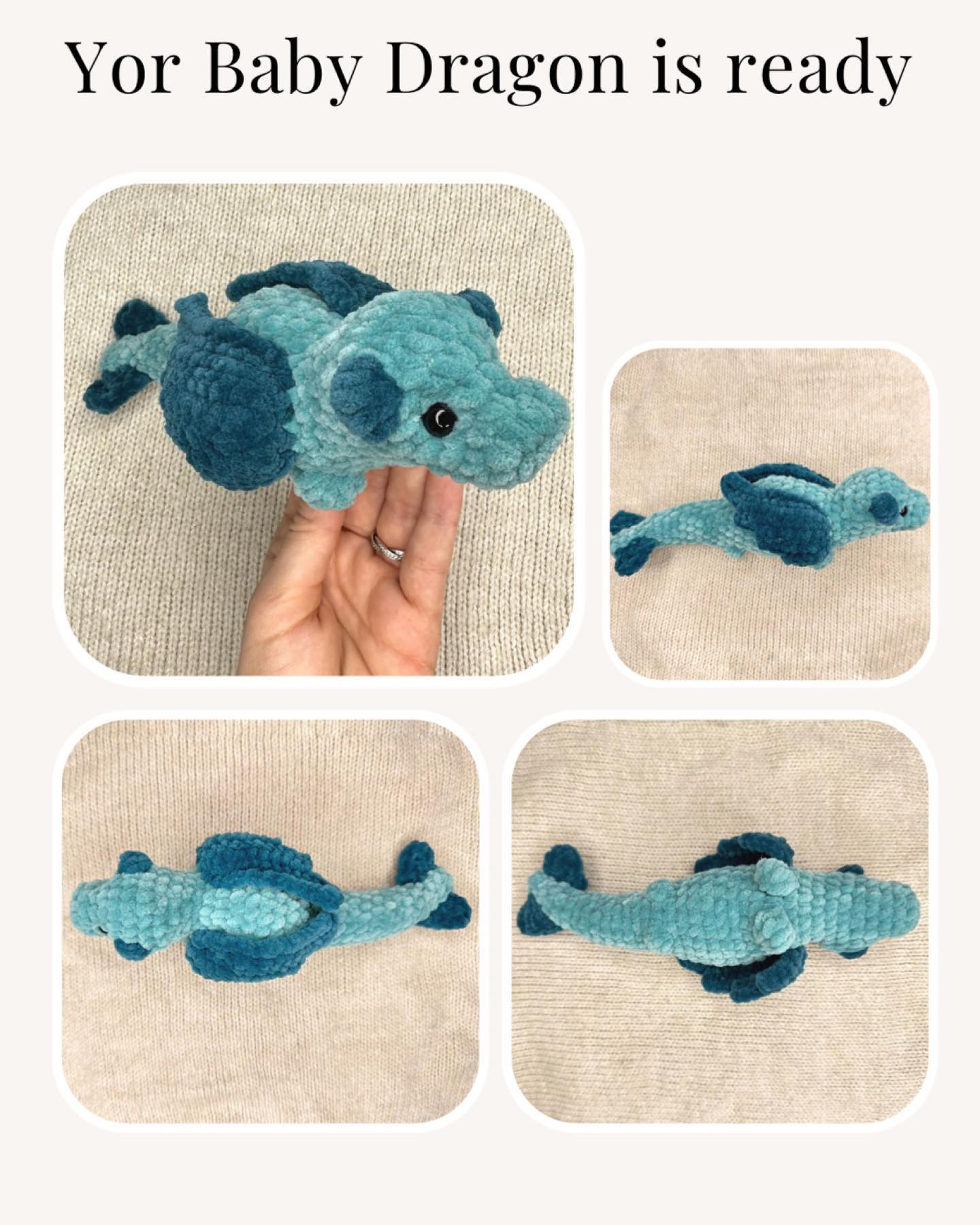 baby dragon crochet pattern