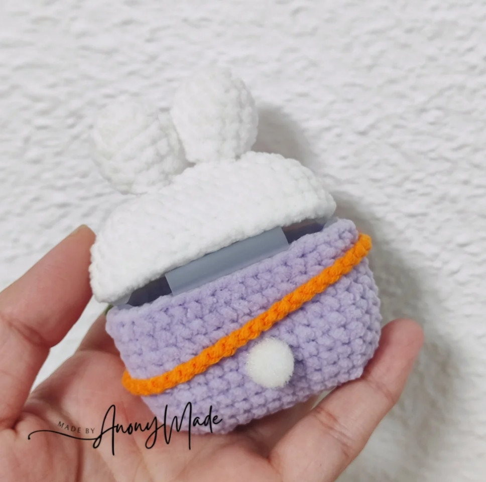 Carrot rabbit headphone case