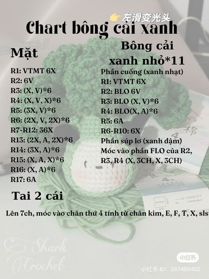 Chart bông cải xanh