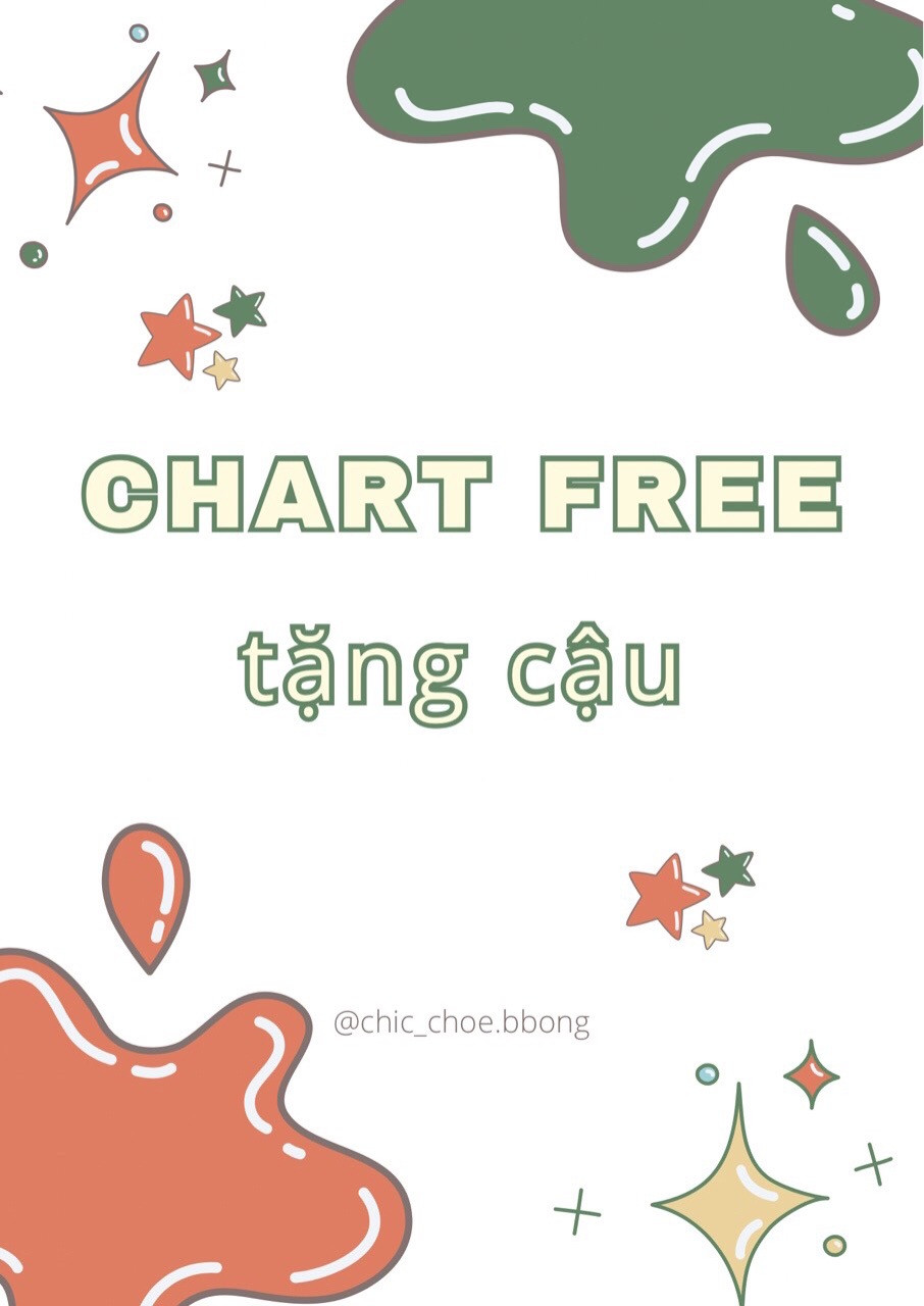 chart móc Bánh kem hạt dẻ