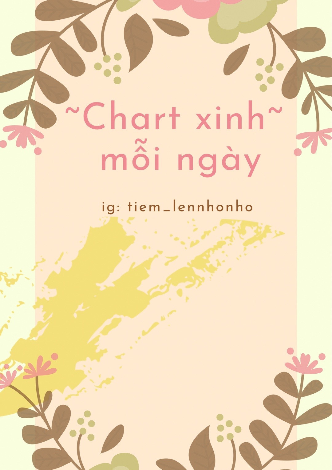 chart móc bánh ngọt mini