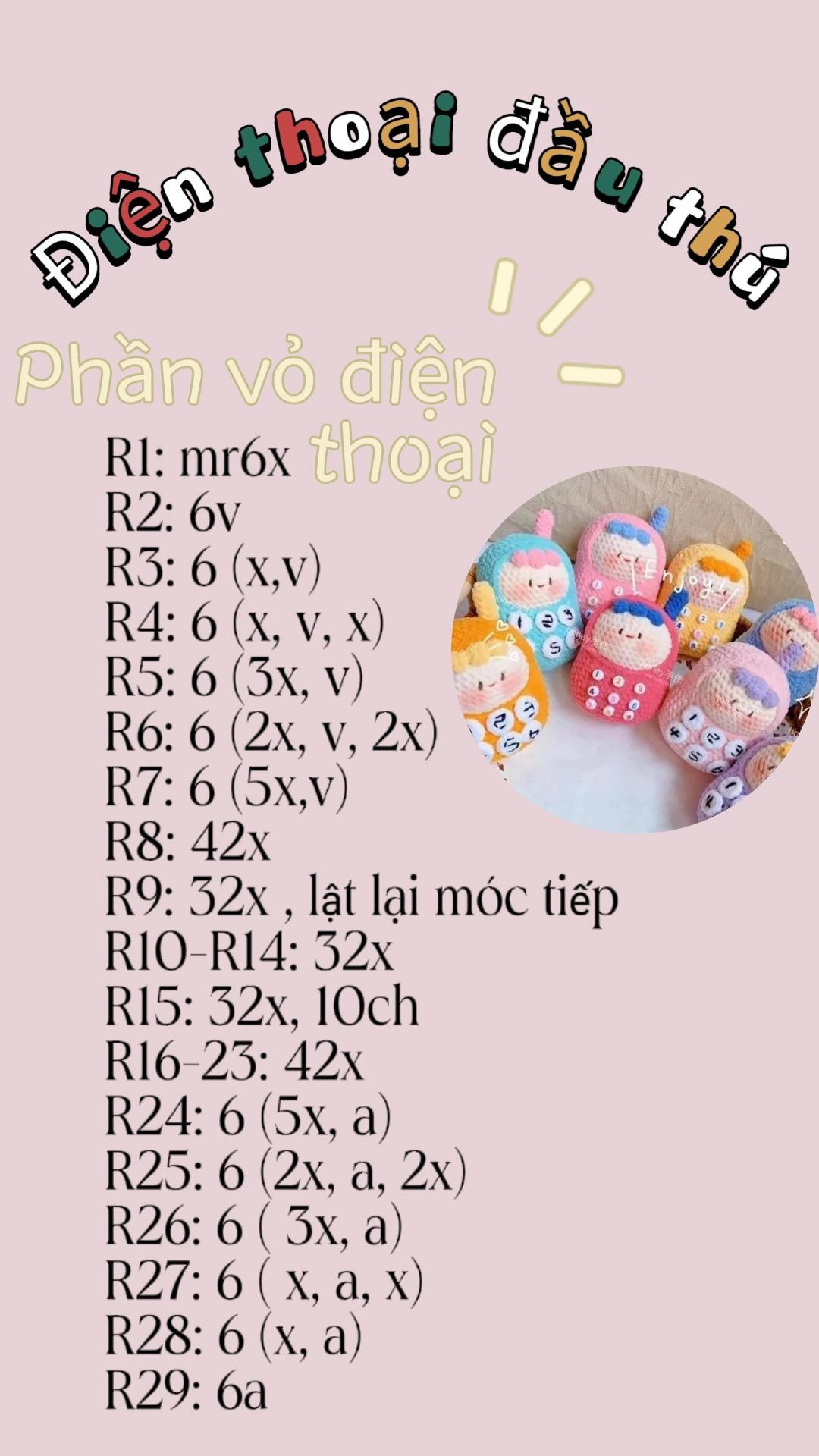 chart móc điện thoại đầu thú.