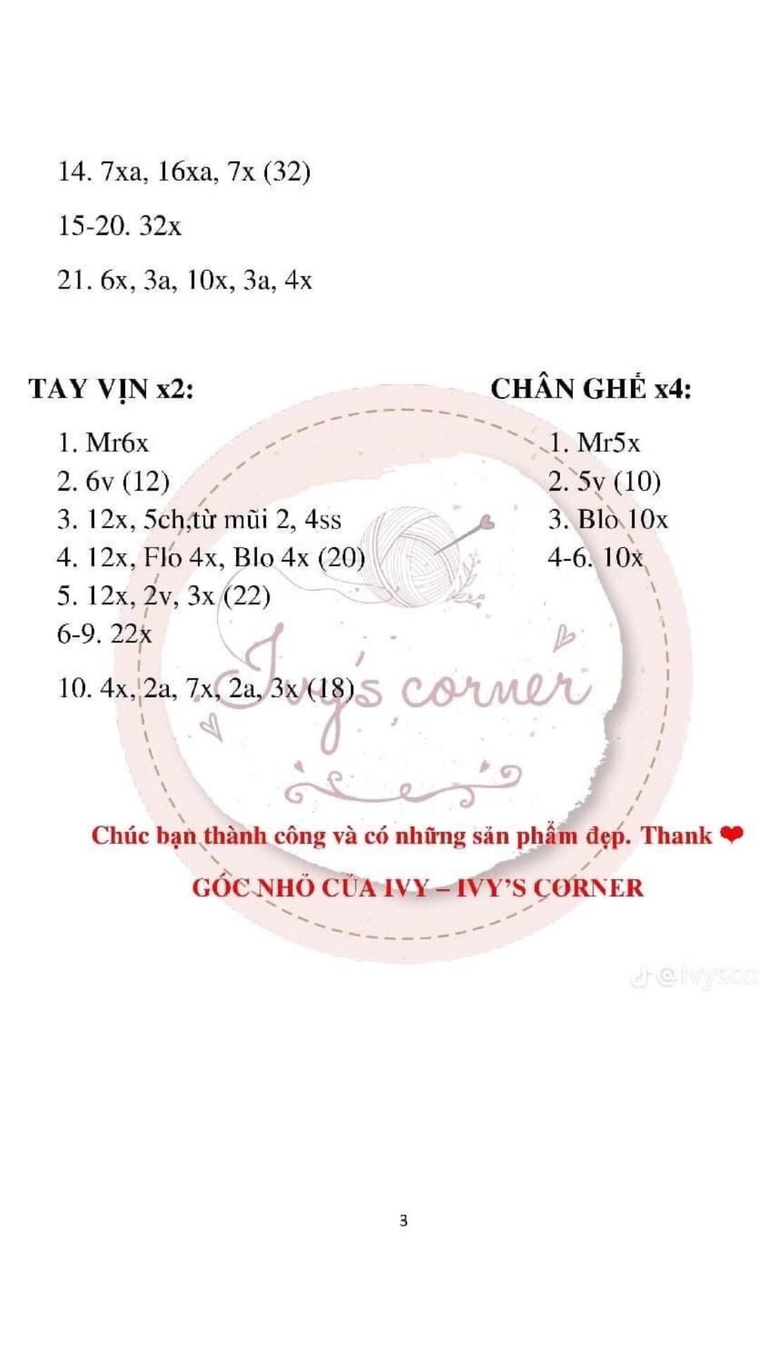 chart móc ghế trái tim