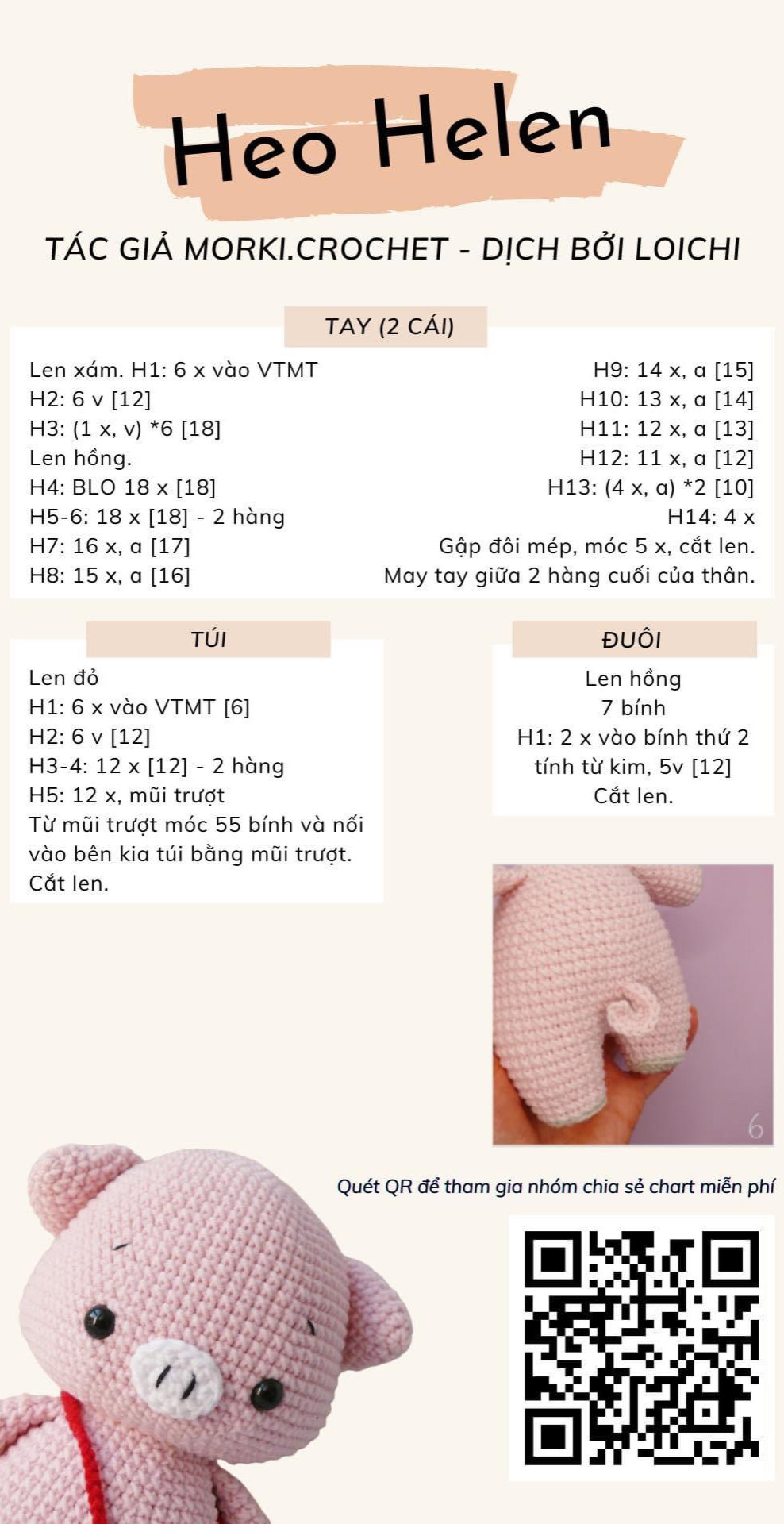 chart móc heo helen