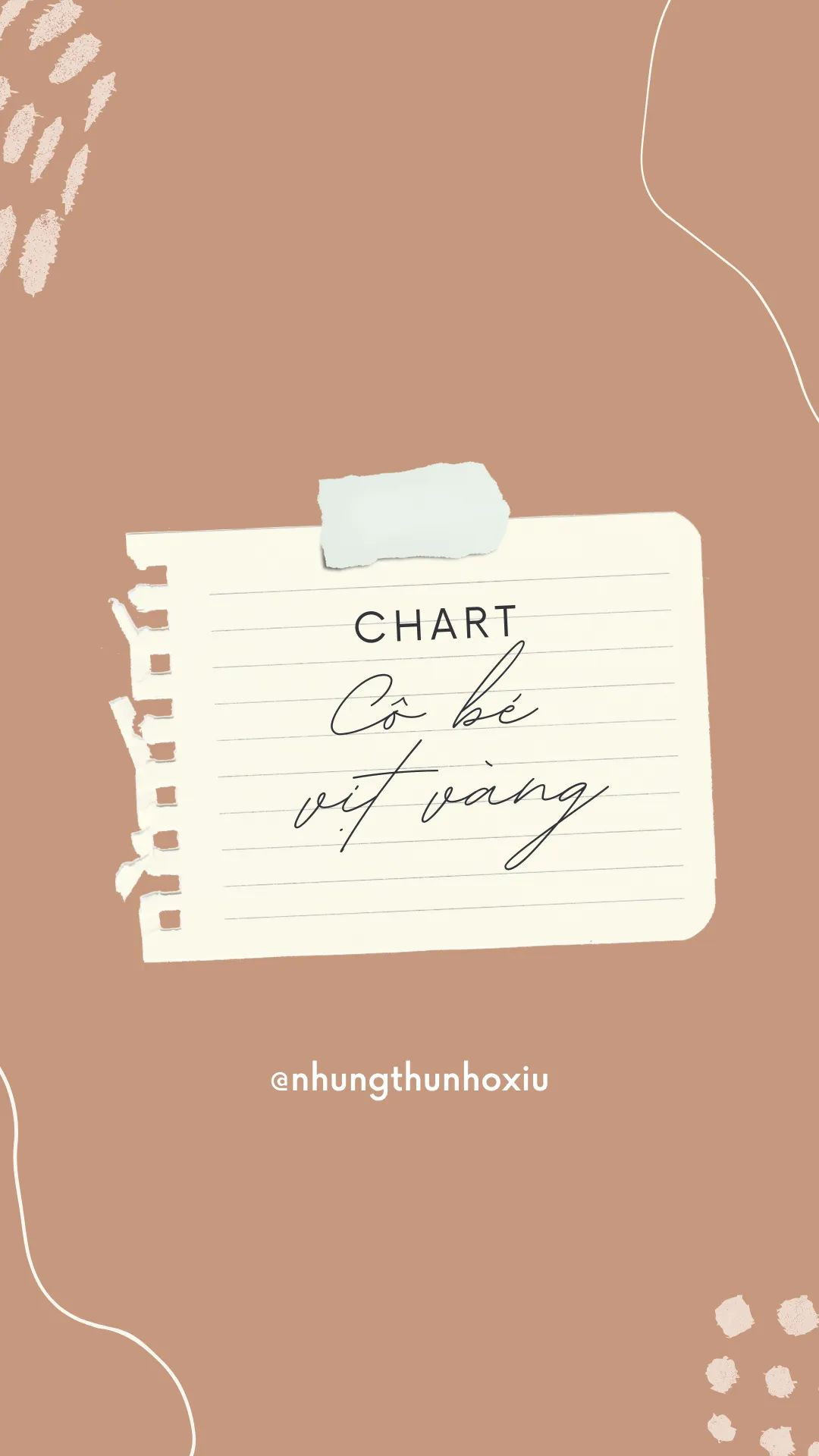 Chart móc len cô bé vịt vàng.