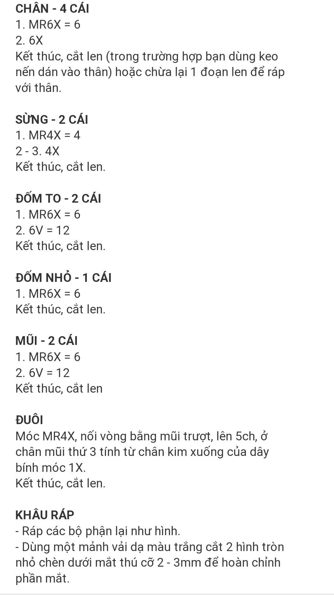 Chart móc len cừu màu xám lông màu trắng.