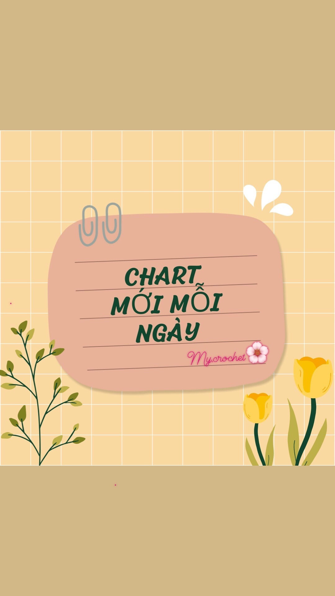 Chart móc len đầu hổ.