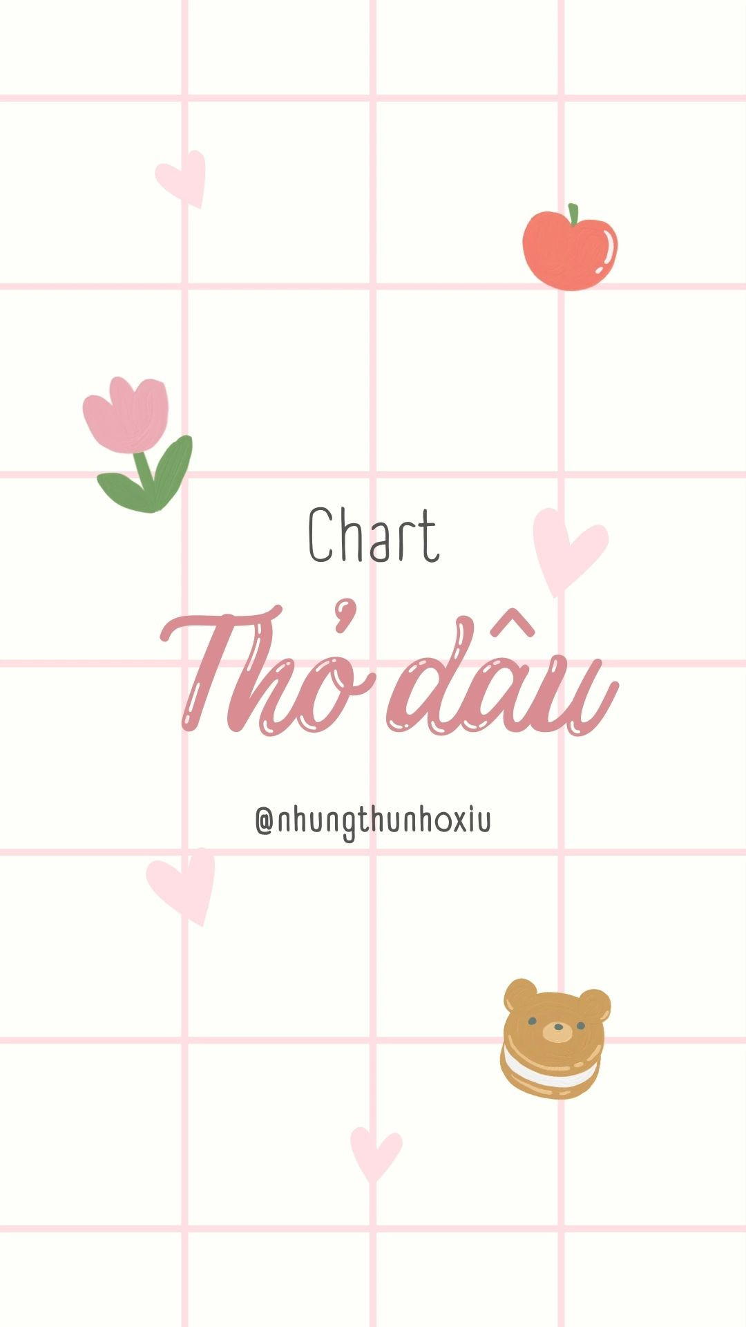 Chart móc len thỏ dâu.