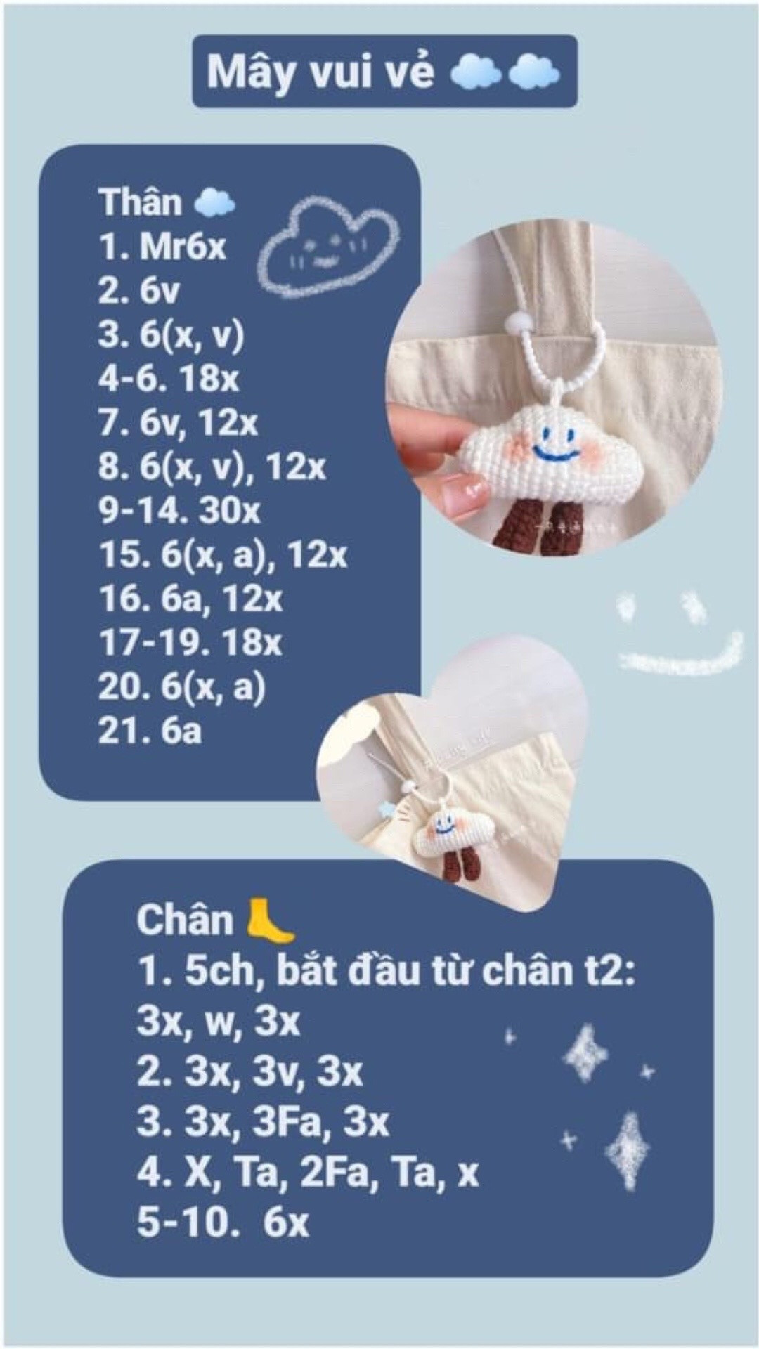 chart móc mây vui vẻ