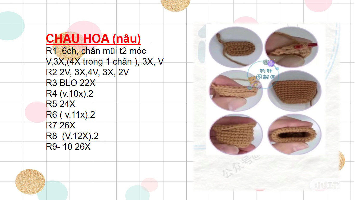 Chart móc, móc khóa chậu sương rồng trái tim.