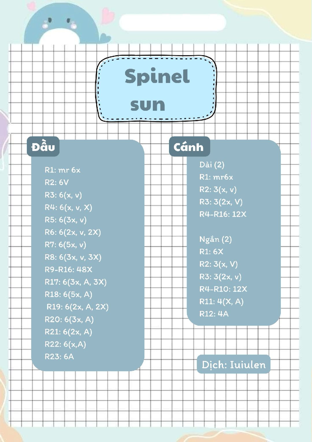 chart móc spinel sun