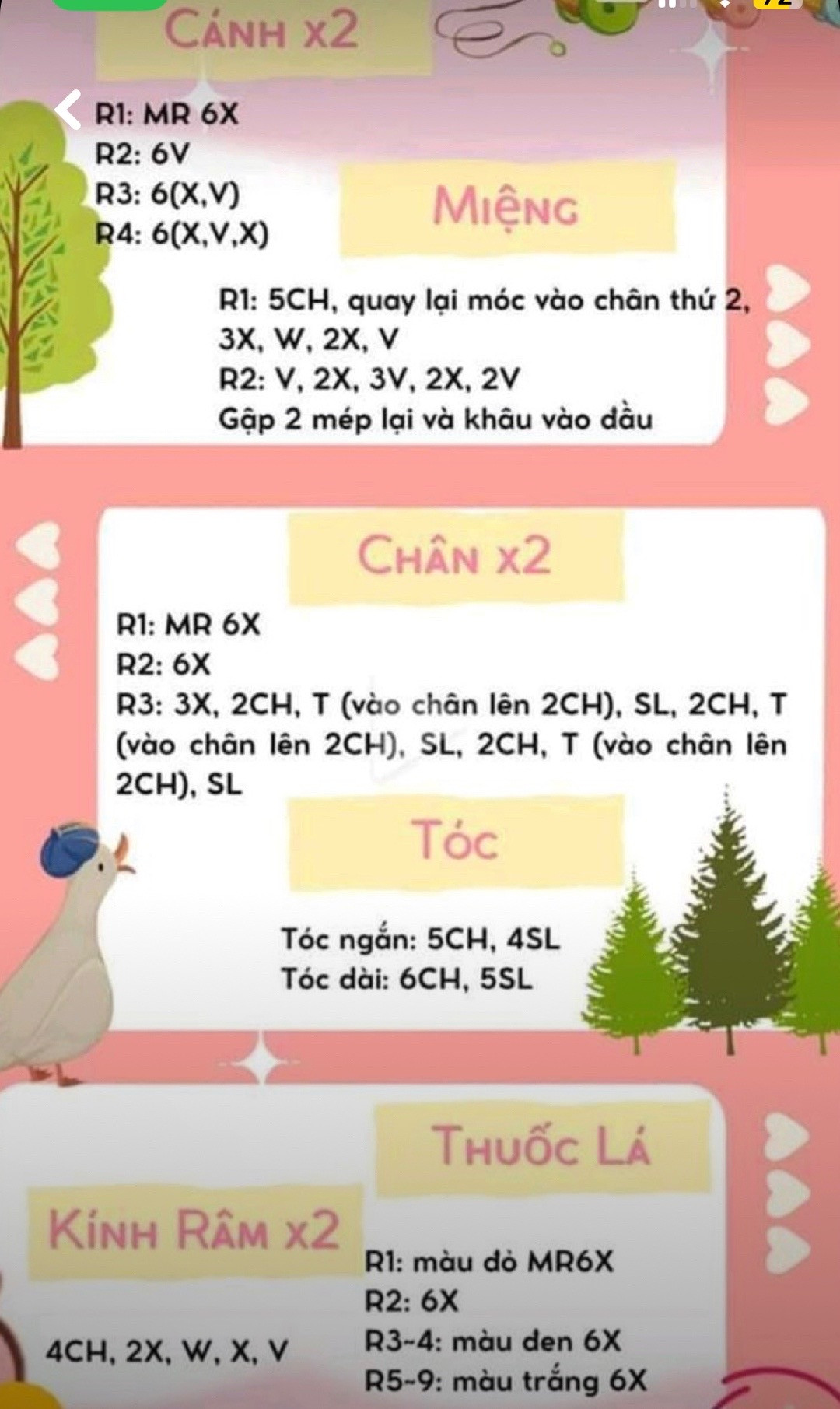 chart móc vịt yang lake