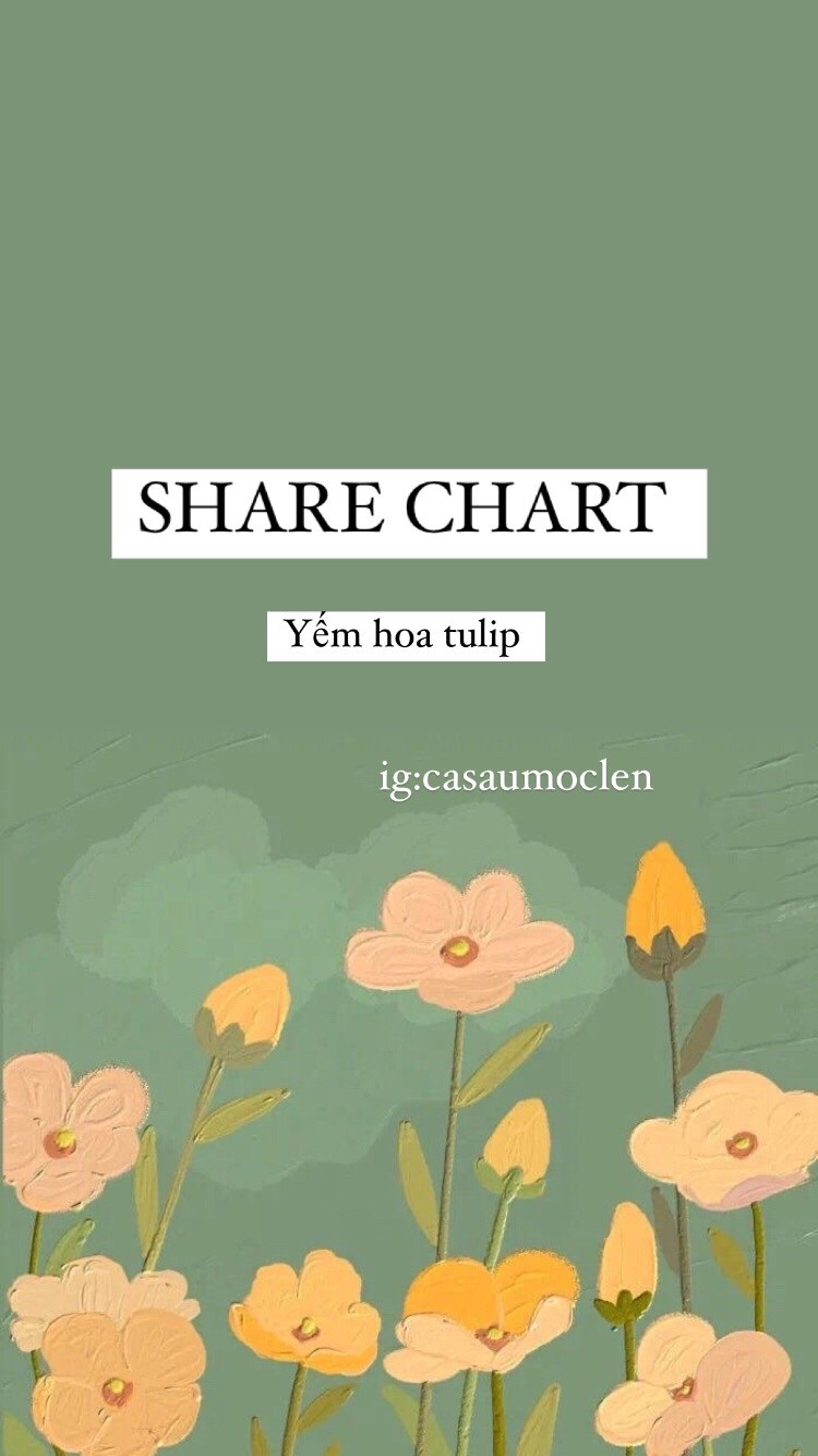 Chart móc yếm hoa tulip