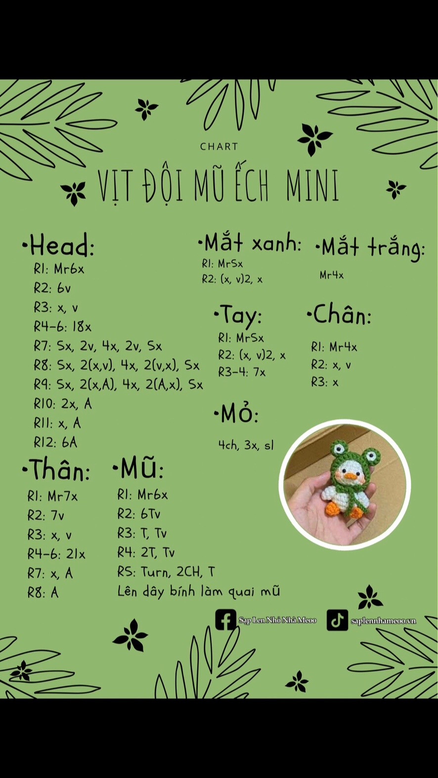 Chart snake, vịt đội mũ ếch mini.