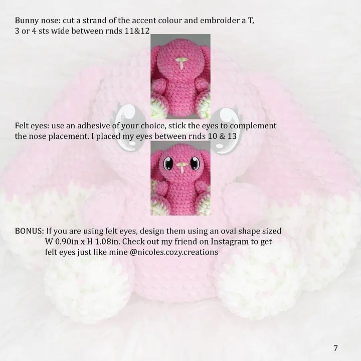 chibi bun free pattern