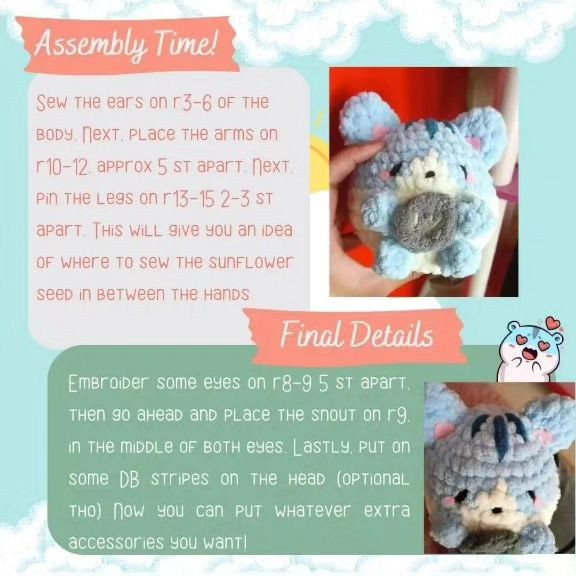 chip the cheeky hamster free pattern
