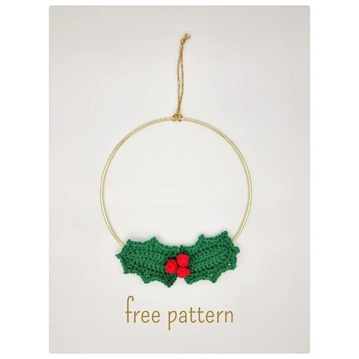 christmas wreaths free pattern