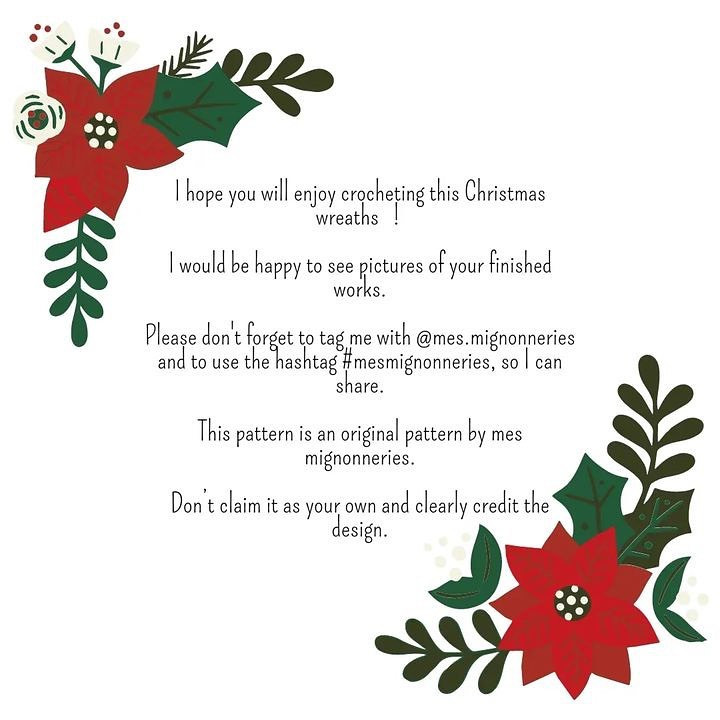 christmas wreaths free pattern