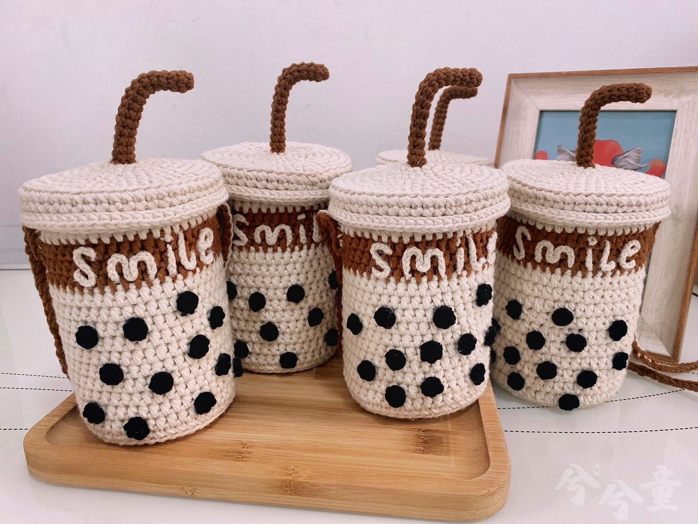 crochet pattern milk tea bag