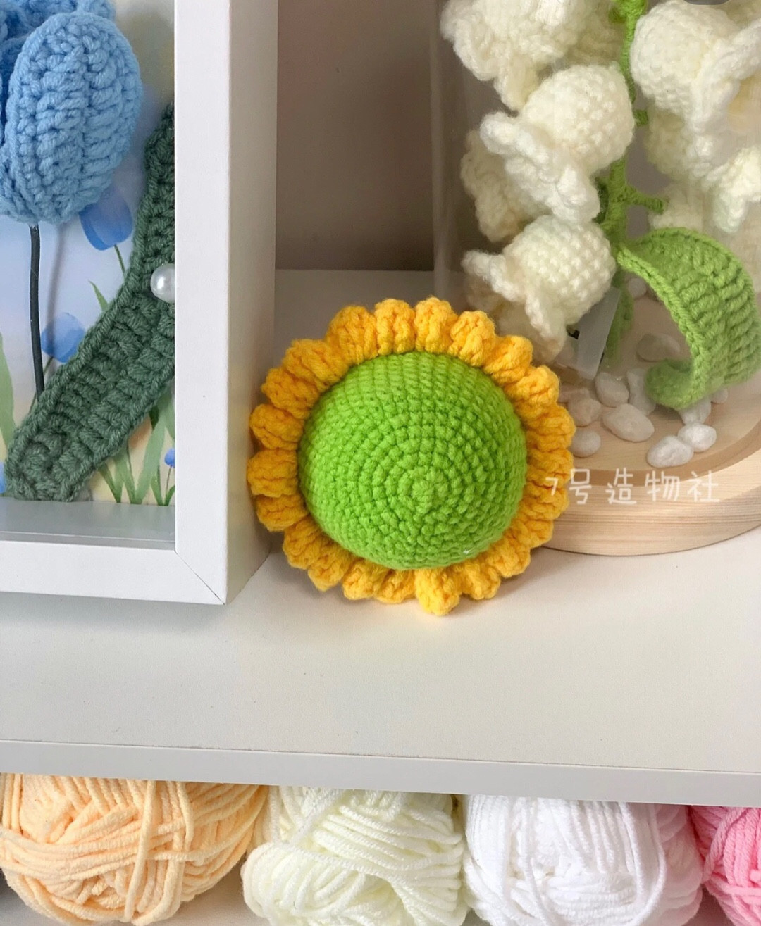 crochet pattern yellow flower ring dumpling chart