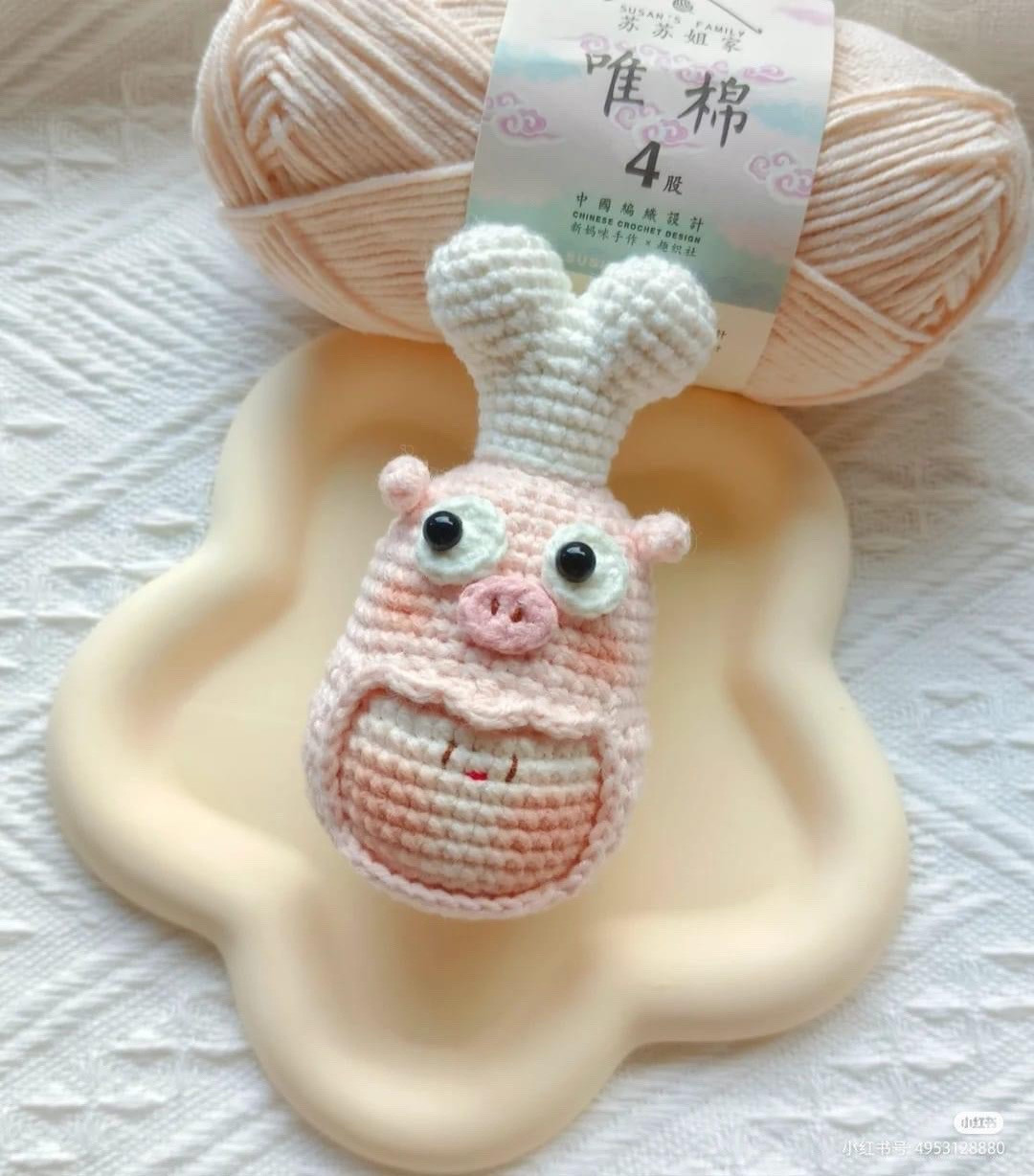 crochet pork leg pattern