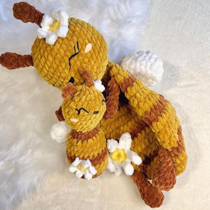 daisy rattle toy free pattern