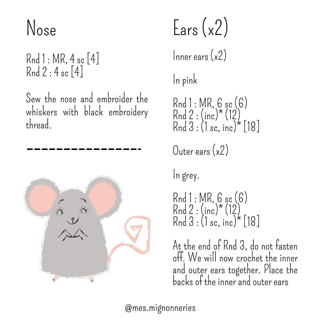 figgy the mouse free pattern