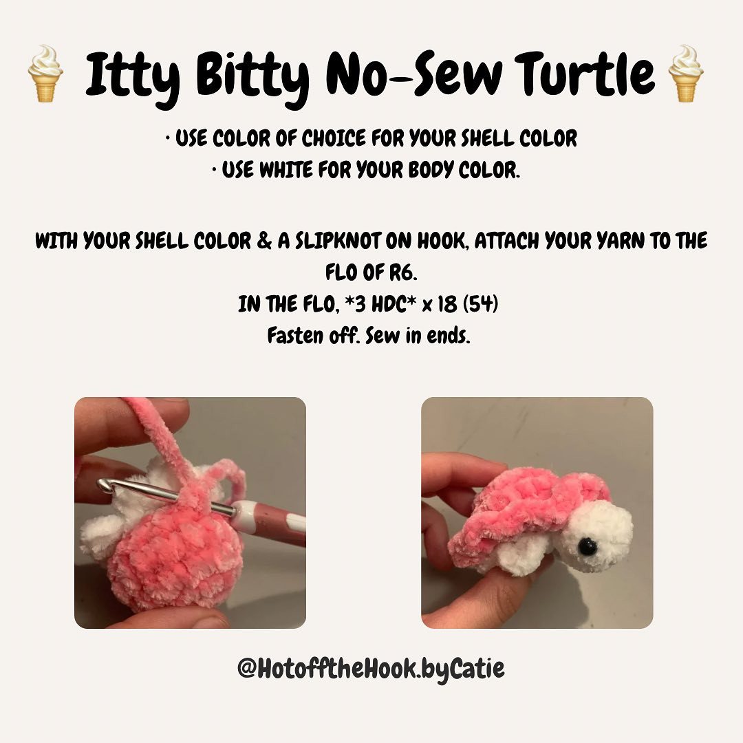 free baby myrtle itty bitty turtle, ice cream scoop mods