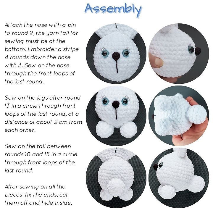 free crochet english pattern the winter bunny