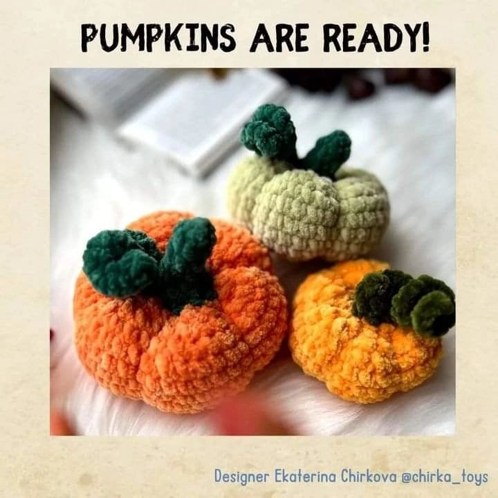 free crochet pattern medium pumpkin
