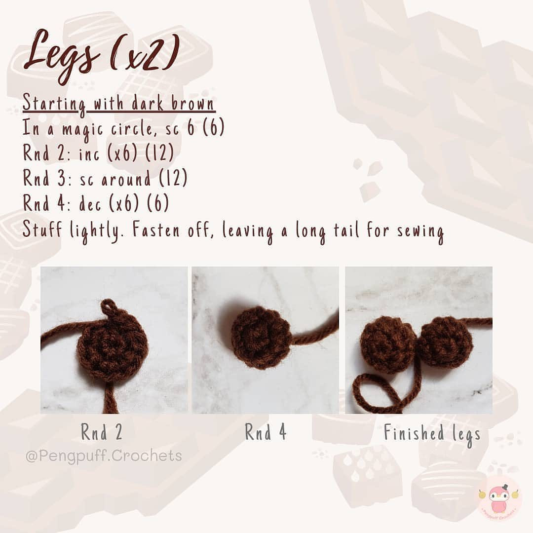 free pattern choco-monster