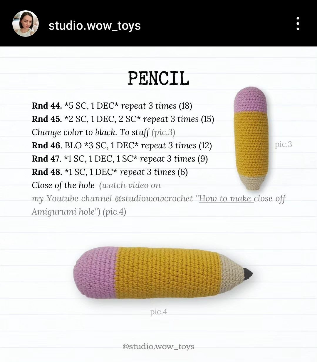 free pattern crazy pencil