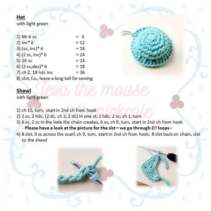 free pattern ieva the little mouse