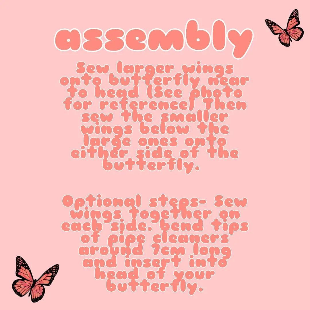 free pattern little butterfly